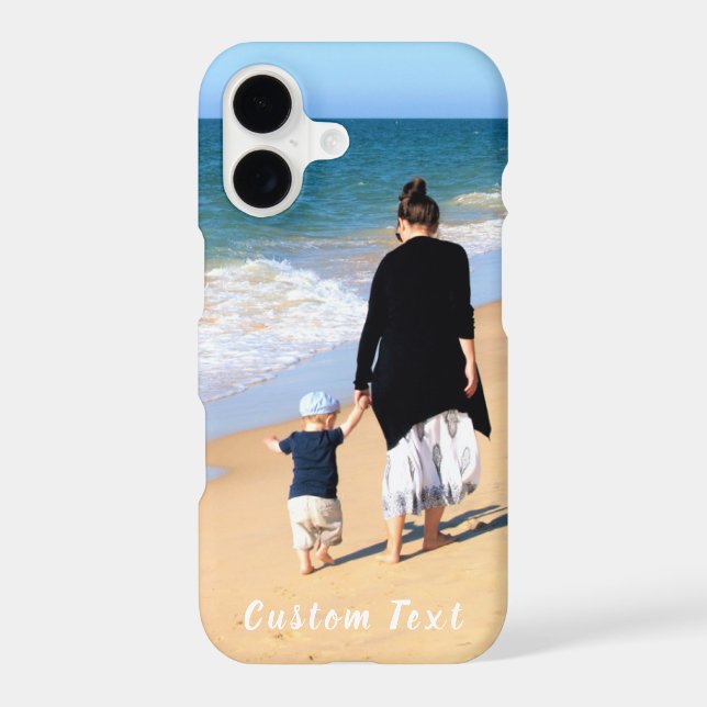 Custom Photo Text Your Family Photos with Mum Gift (Back)