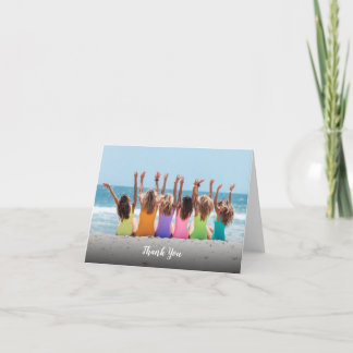 Custom Photo Thank You Card