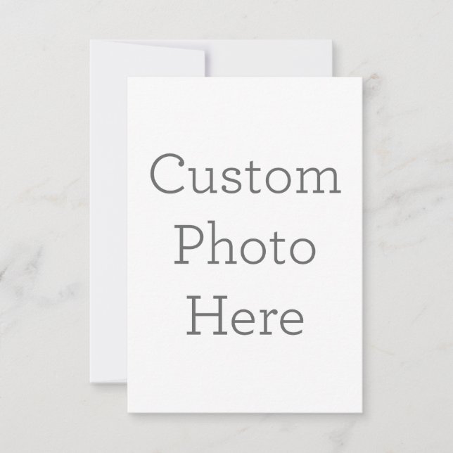 8.9 cm x 12.7 cm Flat Thank You Card (Front)