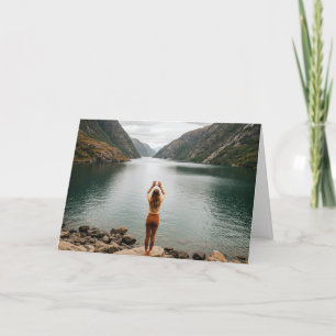 Custom photo thank you cards with envelopes