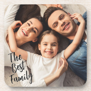 Custom Photo The Best Family Coaster