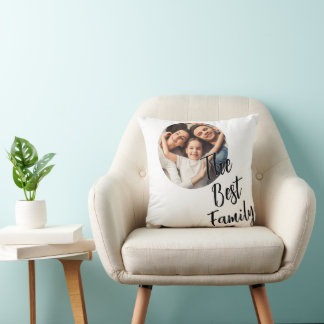 Custom Photo The Best Family Cushion