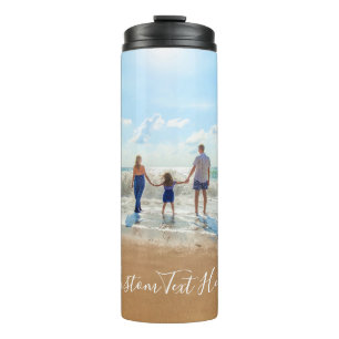 Custom Photo Thermal Tumbler Your Photos and Text
