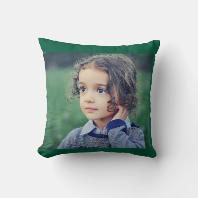 CUSTOM PHOTO THROW PILLOW (Front)