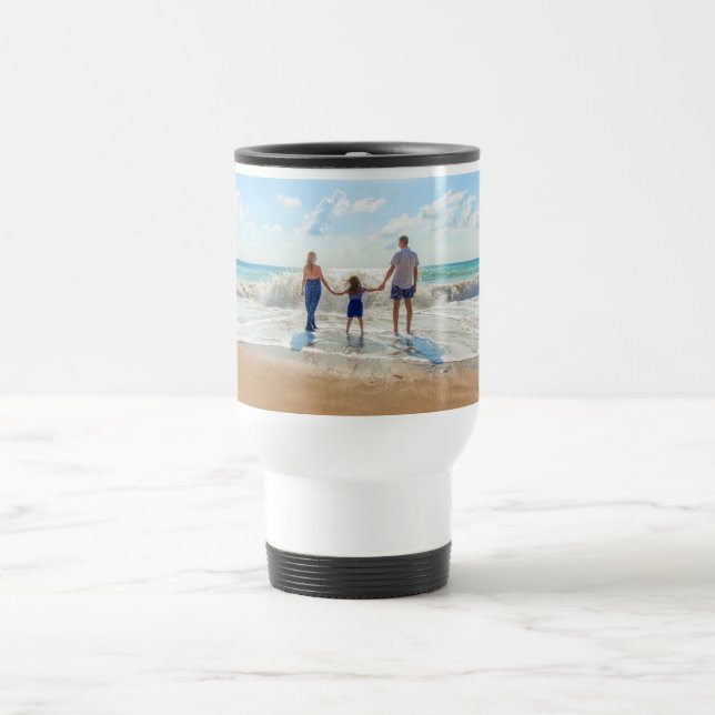 Custom Photo Travel Mug Your Favourite Photos Gift (Center)