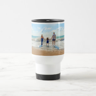 Custom Photo Travel Mug Your Own Design - Holiday