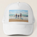 Custom Photo Trucker Hat Gift with Your Photos<br><div class="desc">Custom Photo Hats - Unique Your Own Design -  Personalised Family / Friends or Personal Trucker Hat / Gift - Add Your Photo / or Text - Resize and move elements with Customisation tool ! Good Luck - Be Happy :)</div>