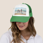 Custom Photo Trucker Hat Your Family Photos Gift<br><div class="desc">Custom Photo Hat - Unique Your Own Design -  Personalized Family / Friends or Personal Trucker hats / Gift - Add Your Photo / Text - Resize and move elements with Customization tool ! Good Luck - Be Happy :)</div>