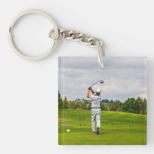 Custom Photo Two-Sided Personalised Key Ring (Front)
