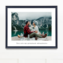 Custom Photo Typewriter Caption