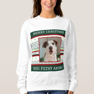 Custom Photo Ugly Christmas Sweater Funny Xmas