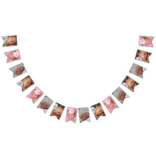 Custom photo unique simple bunting 