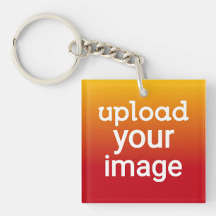 Custom Photo Upload Key Ring