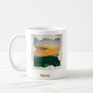 Custom Photo Vintage Newspaper Frame Mug