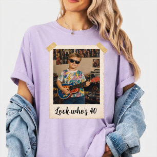Custom photo vintage Polaroid, Friends & family T-Shirt