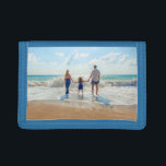 Custom Photo Wallet Gift with Your Favourite Photo<br><div class="desc">Custom Photo Wallets - Unique Your Own Design -  Personalised Family / Friends or Personal Wallet Gift - Add Your Photo / or Text - Resize and move elements with Customisation tool ! Gooc Luck - Be Happy :)</div>
