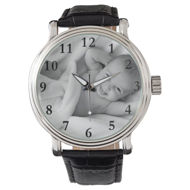 Custom Photo Watch Personalised Watch (Front)