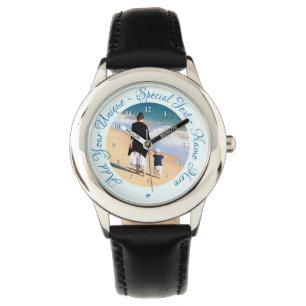 Custom Photo Watch Your Photos and Text Design
