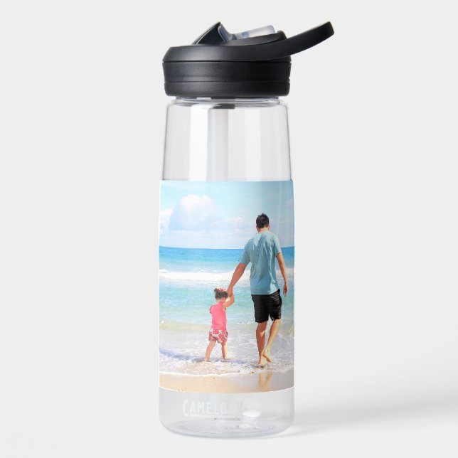 Custom Photo Water Bottle Your Family Photos Dad (Left)