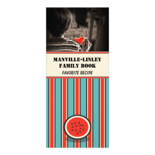 Custom Photo Watermelon Recipe Card (template)