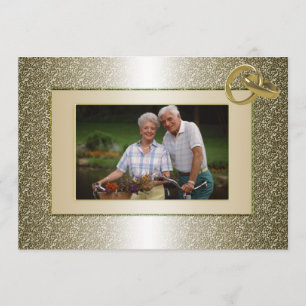 Custom Photo Wedding Anniversary Party Invitation