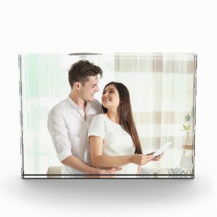 Custom Photo Wedding, Birthday, Father's Day Gift Block