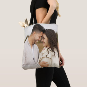 Custom Photo Wedding Bridal Personalised Tote Bag