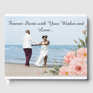 Custom Photo Wedding Guest Book