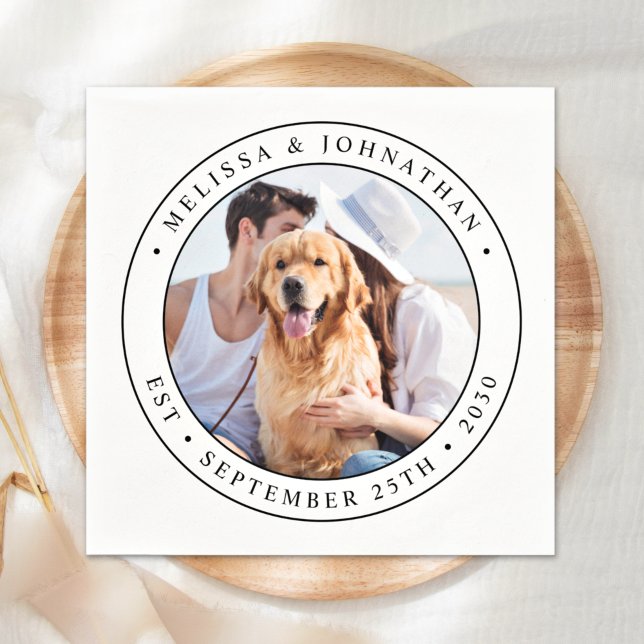 Custom Photo Wedding Napkin (Creator Uploaded)
