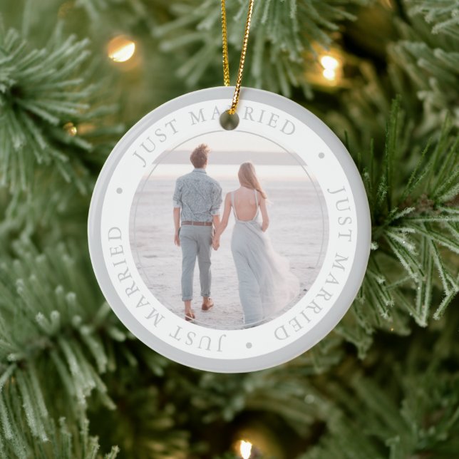Custom photo wedding occasion simple ceramic tree decoration (Tree)