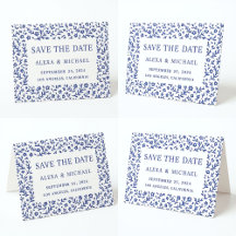 Custom Photo Wedding Save the Date Cards