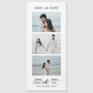 Custom Photo Wedding Save the Date magnet