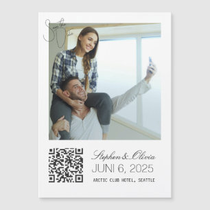Custom Photo Wedding Save the Date magnet