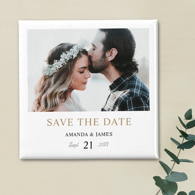 Custom Photo Wedding Save the Date Magnet (Creator Uploaded)