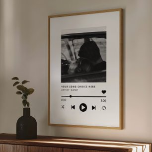 Custom Photo Wedding Song  Poster