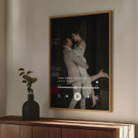 Custom Photo Wedding Song  Poster<br><div class="desc">Celebrate your love story with this Custom Photo Wedding Song Poster. Featuring your favourite wedding song lyrics alongside a cherished photo, this poster creates a meaningful and personalised keepsake. With a modern layout and elegant typography, it captures the sentiment of your special day beautifully. Printed on high-quality paper, this poster...</div>