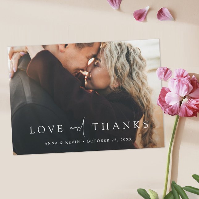 Custom Photo Wedding Thank You Magnet Template (Creator Uploaded)