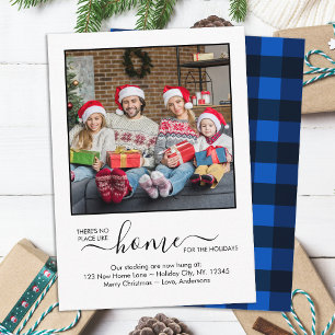 Custom Photo We've Moved New Home Holiday Moving Enclosure Card