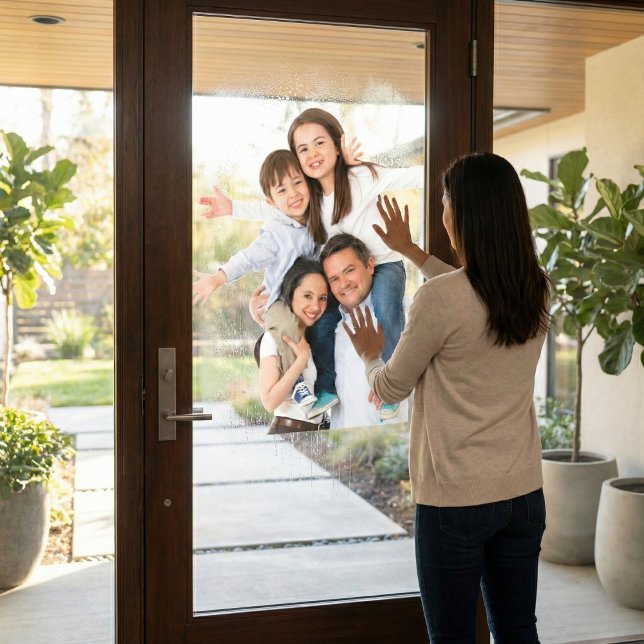 Custom Photo Window Cling (Personalized Window Portrait Cling)