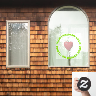 Custom Photo Window Cling PART TRANSPARENT 24"x24"