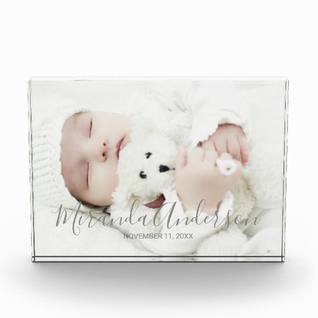 Custom Photo with Custom Name and Text (Front)