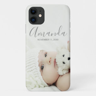 Custom Photo with Custom Name and Text iPhone 11 Case