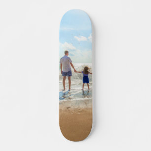 Custom Photo - With Dad - Your Own Unique Design Skateboard