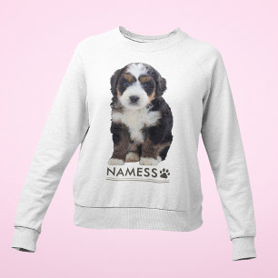 Custom Photo With Your Pet Dog Name Picture On Sweatshirt