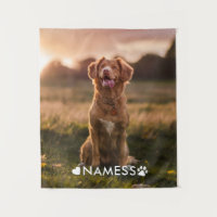 Custom Photo With Your Pet Dog Name Picture On