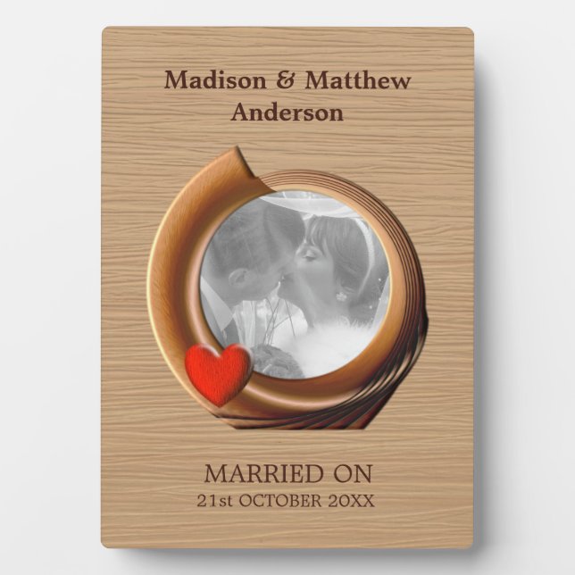 Custom Photo Wooden Frame  (Front)