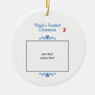 chiweenie ornament
