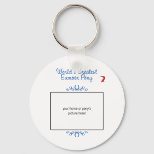 Custom Photo! Worlds Greatest Exmoor Pony Key Ring