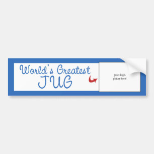 Custom Photo! Worlds Greatest Jug Bumper Sticker