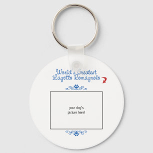 Custom Photo! Worlds Greatest Lagotto Romagnolo Key Ring